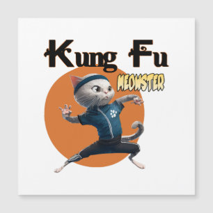 Kung Fu Meowster Magnetkarte