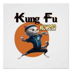 Kung Fu Meowster Poster