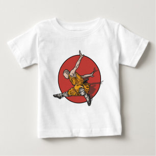 Kung-Fu Ninja Master Baby T-shirt