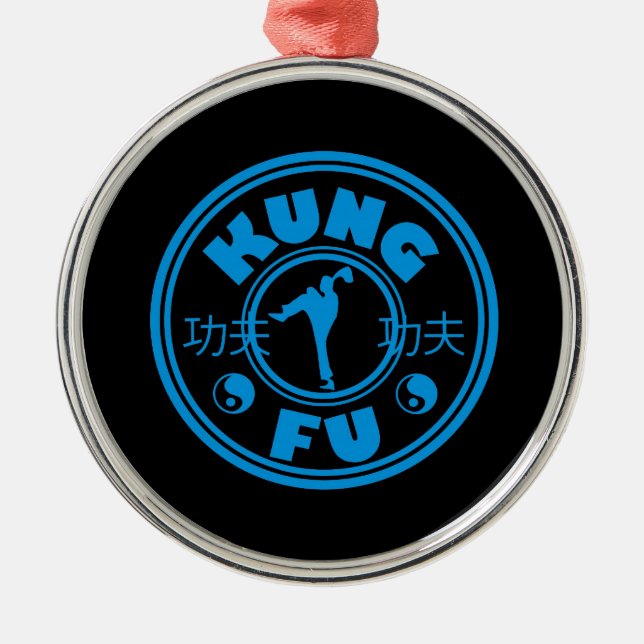 Kung Fu Ornament Aus Metall (Vorne)
