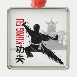 Kung Fu Ornament Aus Metall