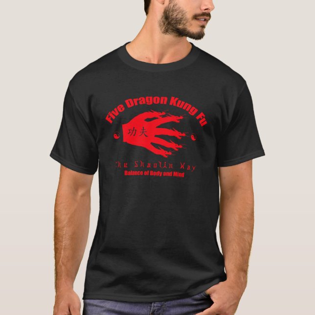 Kung Fu Shaolin T-Shirt (Vorderseite)