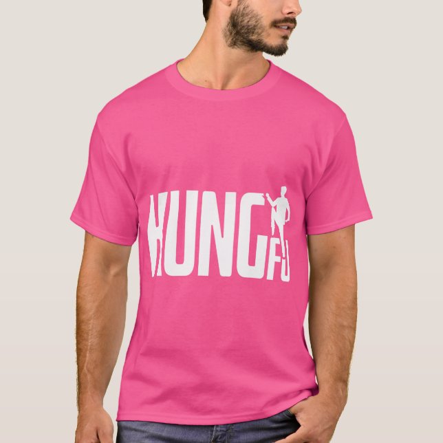 Kung Fu Simple Cool Artwork Kung Fu Fighters T-Shirt (Vorderseite)