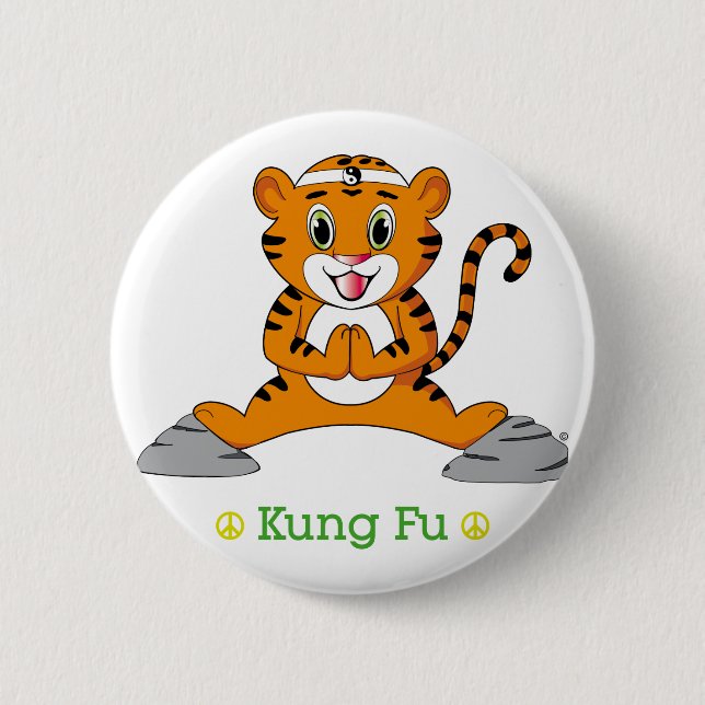 Kung Fu Tiger™ Button (Vorderseite)