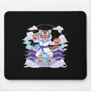 Kung Fu Tiger Pagode Türme Judo Mma Taekwondo Kick Mousepad
