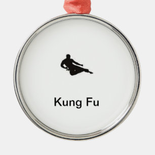 Kung Fu Verzierung Silbernes Ornament