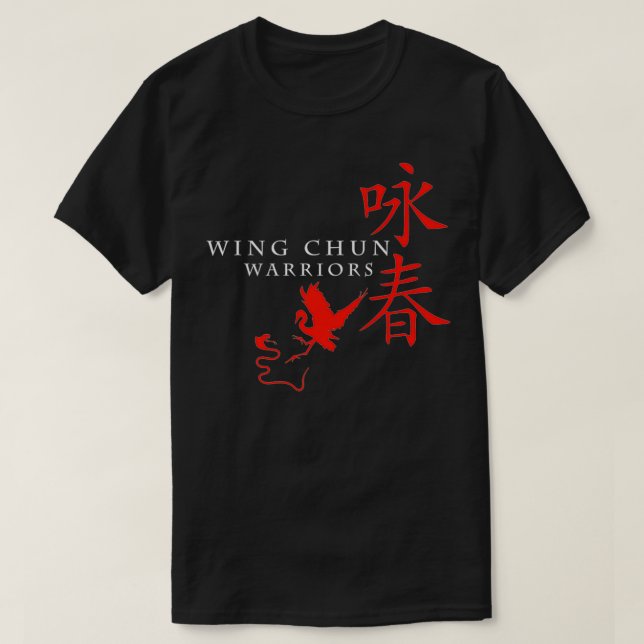 Kung Fu Wing Chun Krieger Premium T-Shirt (Design vorne)