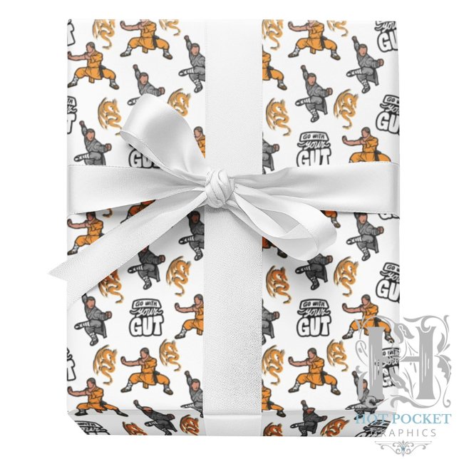 Kung Fu Wrapping Paper Geschenkpapier (Von Creator hochgeladen)