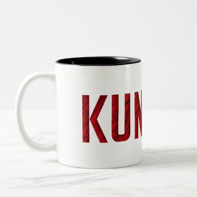 Kung Fu Zweifarbige Tasse (Links)