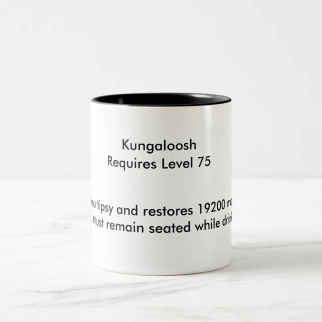 Kungaloosh Zweifarbige Tasse (Mittel)