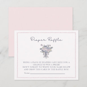 Kungezeichnete Blume gepunktete Bilderliste Einladung