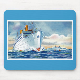 Kungsholm und Gripsholm auf See Mousepad