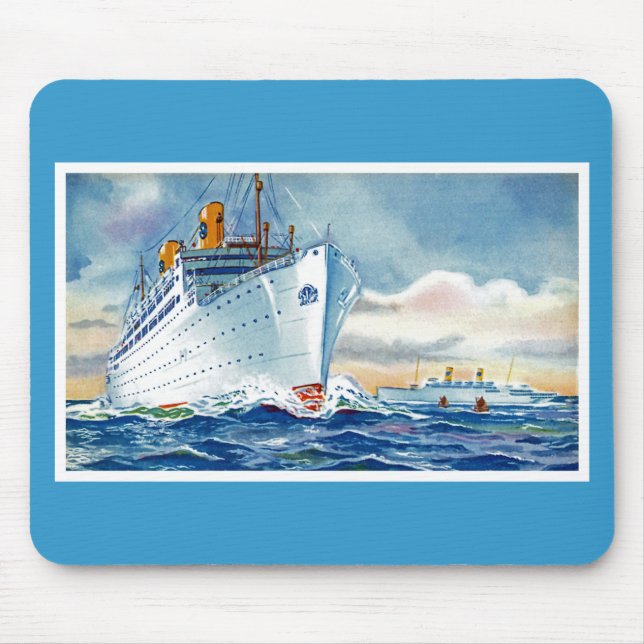 Kungsholm und Gripsholm auf See Mousepad (Vorne)