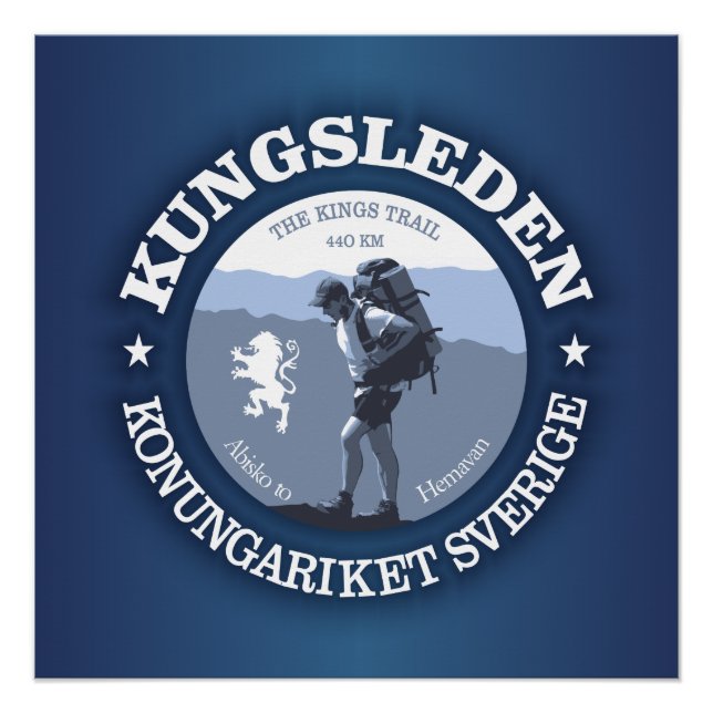 Kungsleden Poster (Vorderseite)