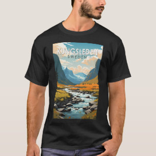 Kungsleden Schweden Reisen Kunst Vintag T-Shirt