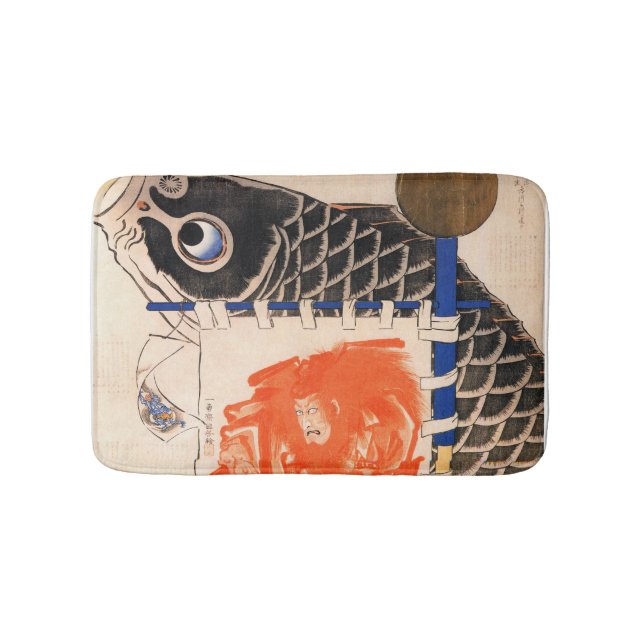 Kuniyoshi Fahne für Jungen-Festival Badematte (Vorderseite)