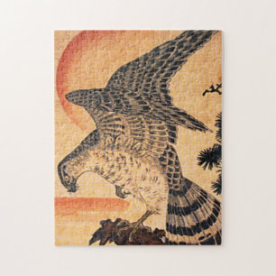 Kuniyoshi Falke-Puzzlespiel Puzzle