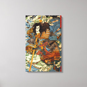 Kuniyoshi Samurai Canvas Print Leinwanddruck