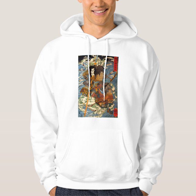 Kuniyoshi Samurai Hoodie (Vorderseite)