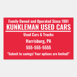 Kunkleman Family Sticker