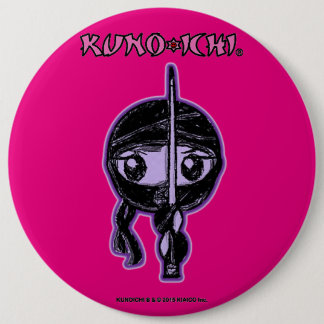 KUNOICHI Pinkish Knopf Button