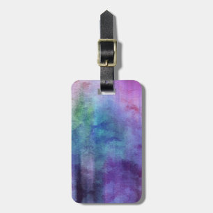 Kunst abstrakter Watercolorhintergrund auf Papier Gepäckanhänger