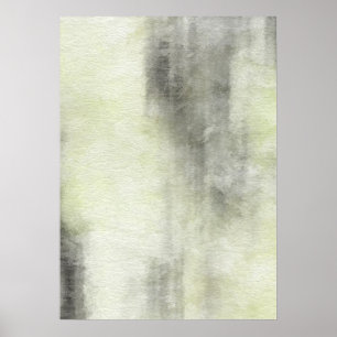 Kunst abstrakter Watercolorhintergrund auf Papier Poster