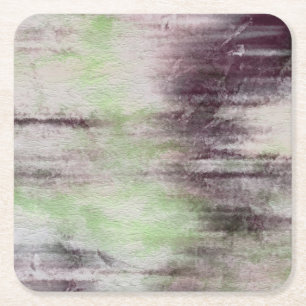Kunst abstrakter Watercolorhintergrund auf Papier Rechteckiger Pappuntersetzer