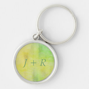 Kunst abstrakter Watercolorhintergrund auf Papier Schlüsselanhänger