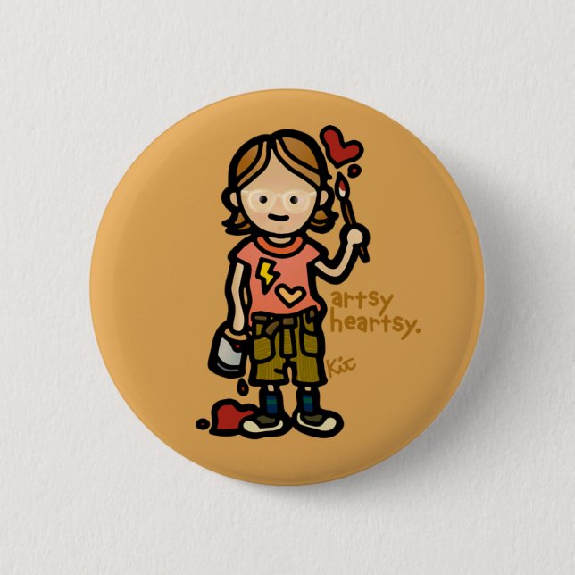 Kunst-Abzeichen Button (Vorderseite)