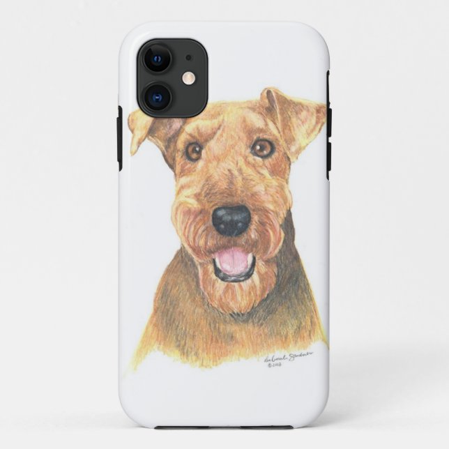 Kunst Airedales Terrier Case-Mate iPhone Hülle (Rückseite)