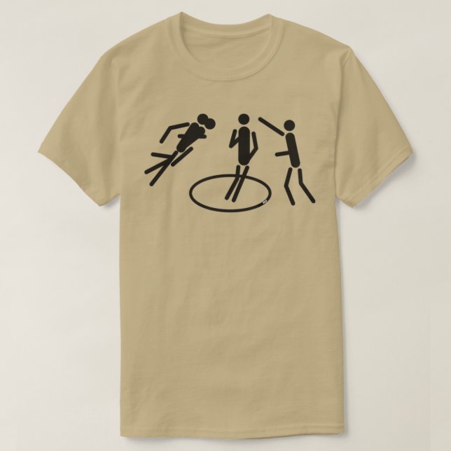 Kunst als Piktogramm die Geburt der Venus T-Shirt (Design vorne)
