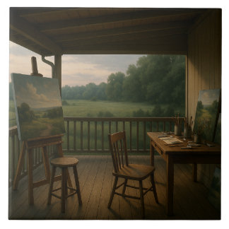 Kunst am Landkreis Porch Tile Fliese