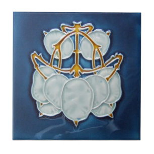 Kunst AN010 Nouveau Wiedergabe-Antiken-Fliese Fliese