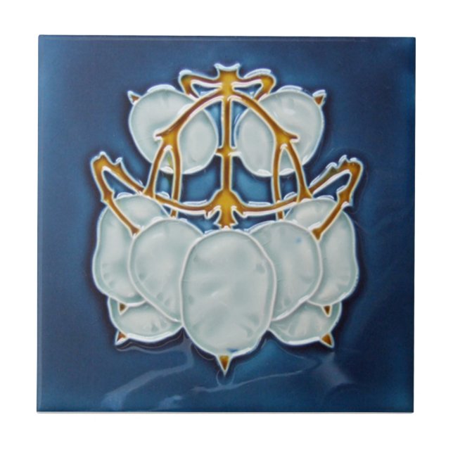 Kunst AN010 Nouveau Wiedergabe-Antiken-Fliese Fliese (Vorderseite)