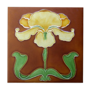 Kunst AN023 Nouveau Wiedergabe-Antiken-Fliese Fliese