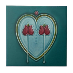 Kunst AN116 Nouveau Wiedergabe-Antiken-Fliese Fliese