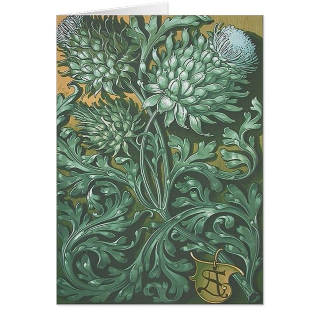 Kunst Anton Seder Nouveau Karte (Vorne)