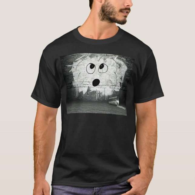 Kunst Baumwollde Tulear Graffiti T-Shirt (Vorderseite)