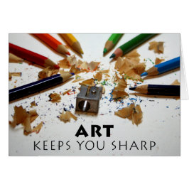 Kunst behält Sie scharf