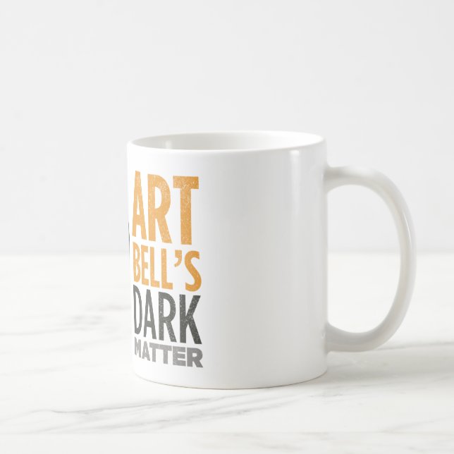 Kunst-Bell dunkle Angelegenheit (alien-Kopf) Kaffeetasse (Rechts)