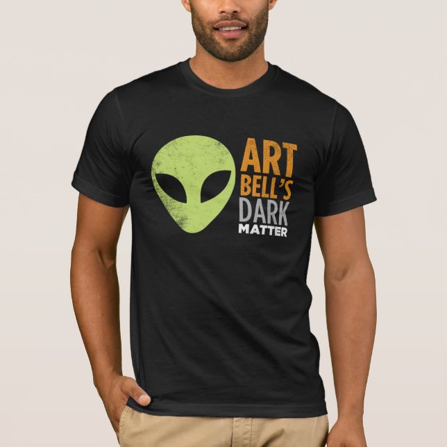Kunst-Bell dunkle Angelegenheit (alien-Kopf) T-Shirt (Vorderseite)