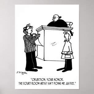 Kunst-Cartoon 3691 Poster