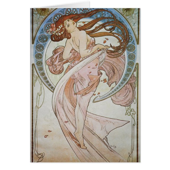 Kunst-Deko Alphonse Mucha (Vorne)