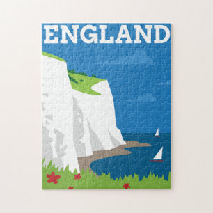 Kunst-Deko-Art-England-Plakat Puzzle