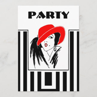 Kunst-Deko-Art-Party Einladungen