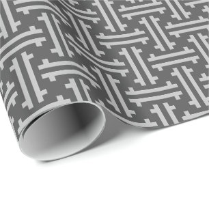 Kunst-Deko-chinesisches Gitterwerk-, Silber-und Geschenkpapier