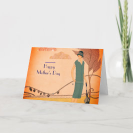 Kunst-Deko der Mutter Tages Karte