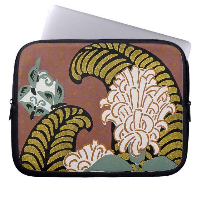 Kunst-Deko-Entwurf #3 bei Sunshinedazzle Laptopschutzhülle (Vorderseite)