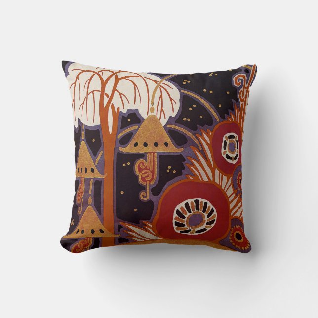 Kunst-Deko-Entwurf #4 bei Sunshinedazzle Kissen (Vorderseite)